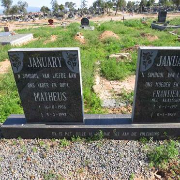 JANUARY Matheus 1906-1993 & Fransiena KLAASSEN 1917-1989