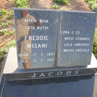 JACOBS Freddie Wisani 1947-1992