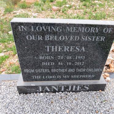 JANTJIES Theresa 1953-2012
