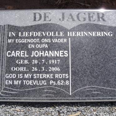 JAGER Carel Johannes, de 1917-2006