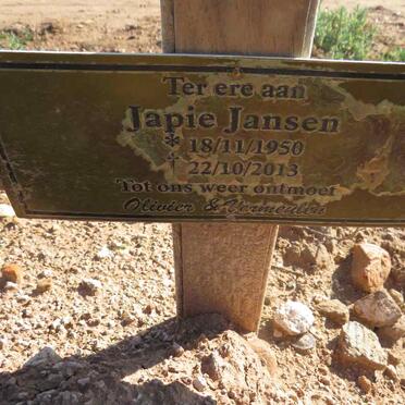 JANSEN Japie 1950-2013