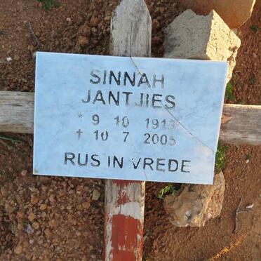 JANTJIES Sinnah 1913-2005