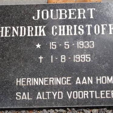 JOUBERT Hendrik Christoffel 1933-1995
