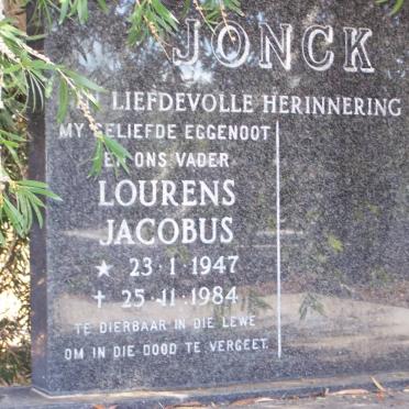 JONCK Lourens Jacobus 1947-1984