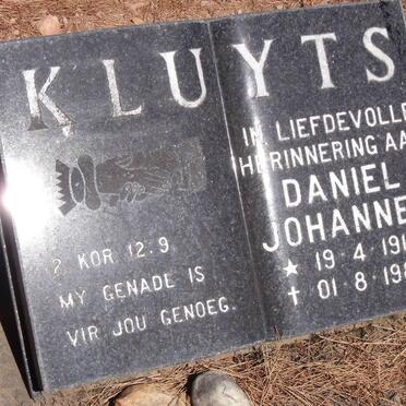 KLUYTS Daniel Johannes 1910-1982