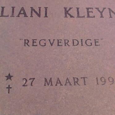 KLEYN Liani 1990-1990