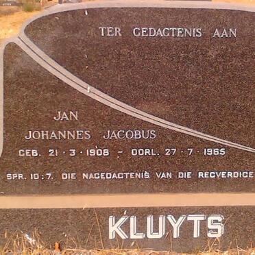 KLUYTS Jan Johannes Jacobus 1908-1965