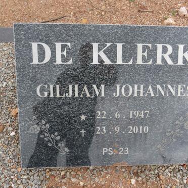 KLERK Giljiam Johannes, de 1947-2010