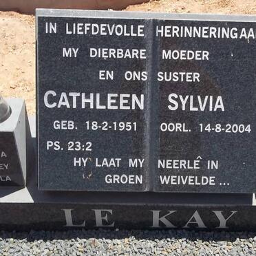 KAY Cathleen Sylvia, le 1951-2004