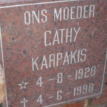 KARPAKIS Cathy 1928-1998