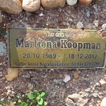 KOOPMAN Martiena 1969-2017