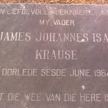KRAUSE James Johannes Isak -1964