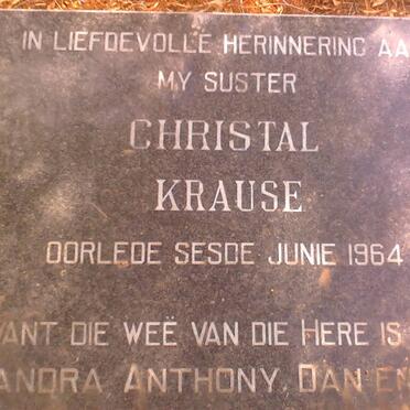 KRAUSE Christal -1964