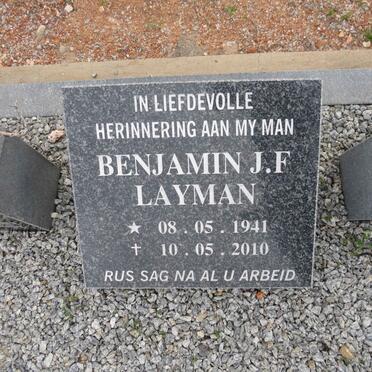 LAYMAN Benjamin J.F. 1941-2010