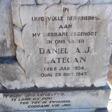 LATEGAN Daniel A.J. 1904-1947