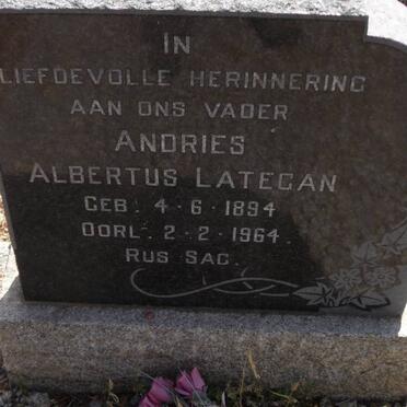 LATEGAN Andries Albertus 1894-1964