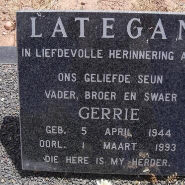 LATEGAN Gerrie 1944-1993