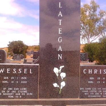 LATEGAN Wessel 1926-2000 &amp; Christie 1924-1991