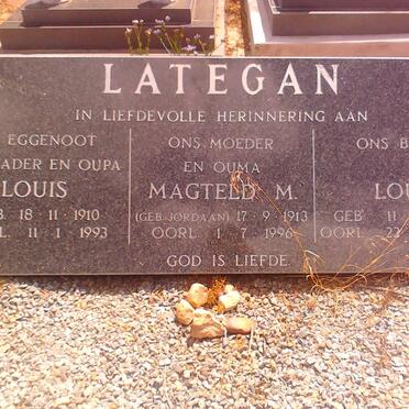 LATEGAN Louis 1910-1993 &amp; Magteld M. JORDAAN 1913-1996 :: LATEGAN Louis 1950-1999
