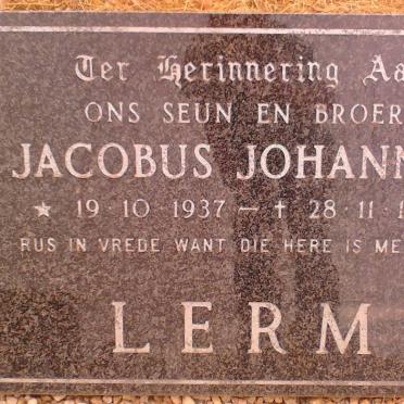 LERM Jacobus Johannes 1937-1982