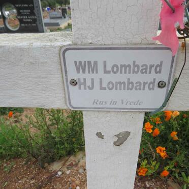 LOMBARD W.M. :: LOMBARD H.J.