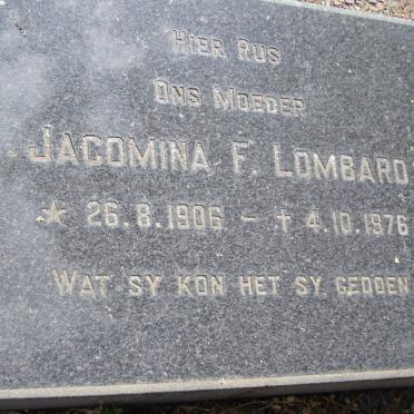 LOMBARD Jacomina F. 1906-1976