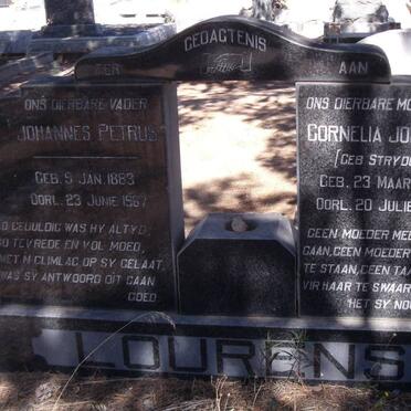 LOURENS Johannes Petrus 1883-1967 &amp; Cornelia Johanna STRYDOM 1888-1949