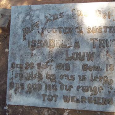 LOUW Isabella Truter 1918-19??