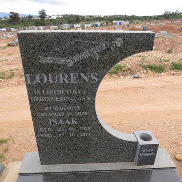 LOURENS Isaak 1938-2014