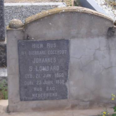LOMBARD Johannes J. 1860-1958