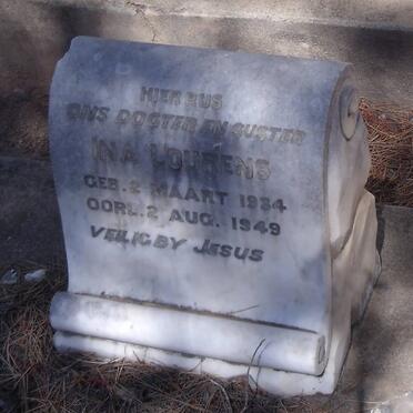 LOURENS Ina 1934-1949