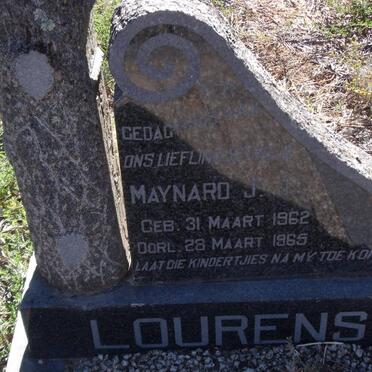 LOURENS Maynard J. ? 1962-1965