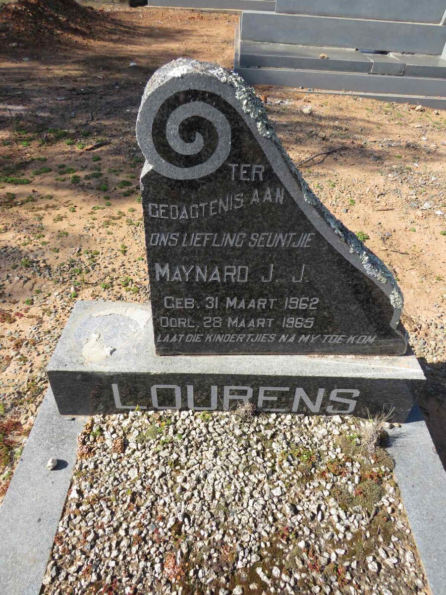 LOURENS Maynard J.J. 1962-1965