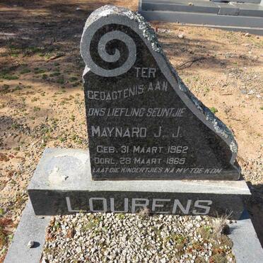 LOURENS Maynard J.J. 1962-1965