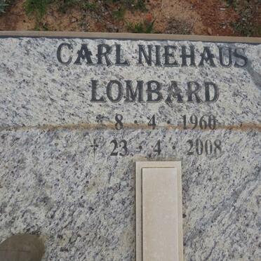 LOMBARD Carl Niehaus 1960-2008