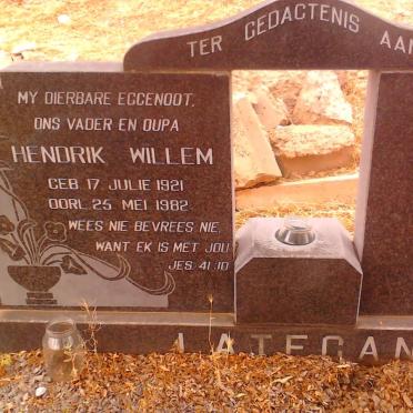 LATEGAN Hendrik Willem 1921-1982
