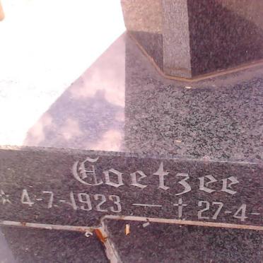 LAUBSCHER Gert Coetzee 1923-1994 &amp; Anna Johanna SMIT 1926-2010 