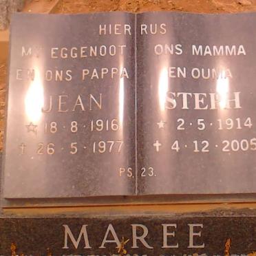 MAREE Jean 1916-1977 &amp; Steph 1914-2005