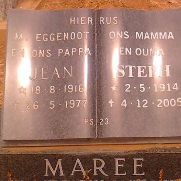 MAREE Jean 1916-1977 &amp; Steph 1914-2005