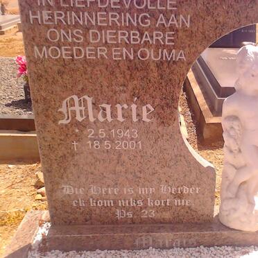 MARAIS Marie 1943-2001