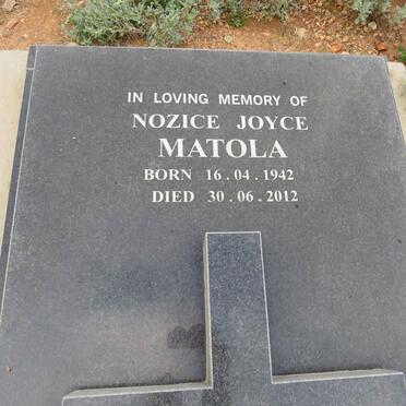 MATOLA Nozice Joyce 1942-2012