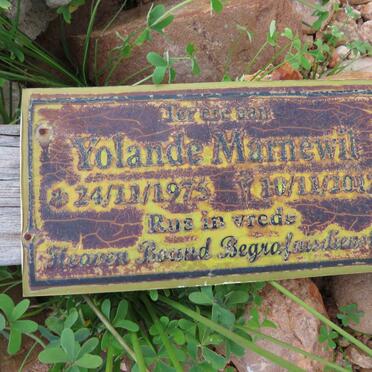 MARNEWIL Yolande 1975-2012