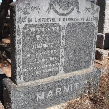 MARNITZ Peter J. 1875-1943