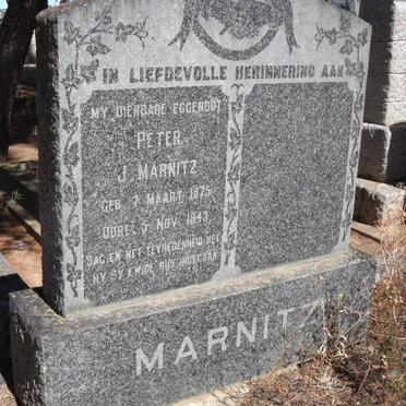 MARNITZ Peter J. 1875-1943