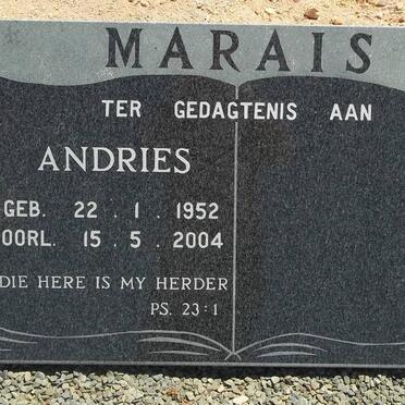 MARAIS Andries 1952-2004