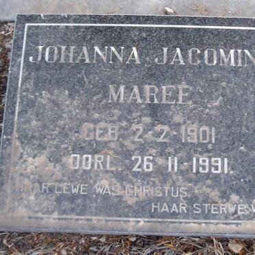 MAREE Johanna Jacomina 1901-1991