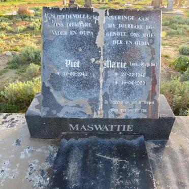 MASWATTIE Piet 1943- & Marie CUPIDO 1948-1999