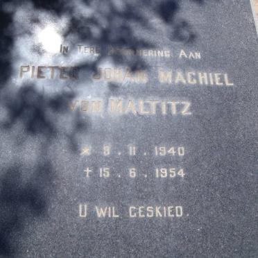 MALTITZ Pieter Johan Machiel, von 1940-1954
