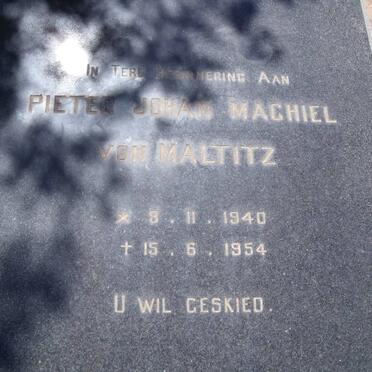 MALTITZ Pieter Johan Machiel, von 1940-1954