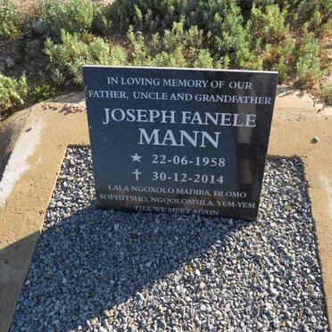 MANN Joseph Fanele 1958-2014